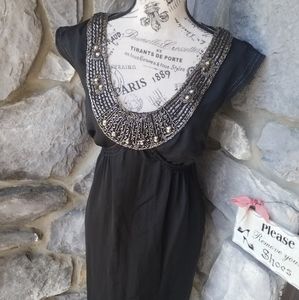 Max Studio Beaded Detailed Dress